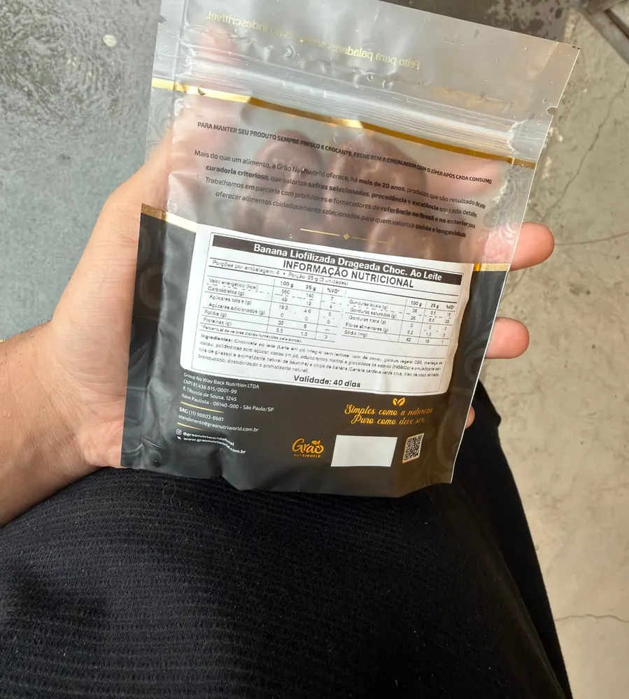 Foto de cliente com o produto