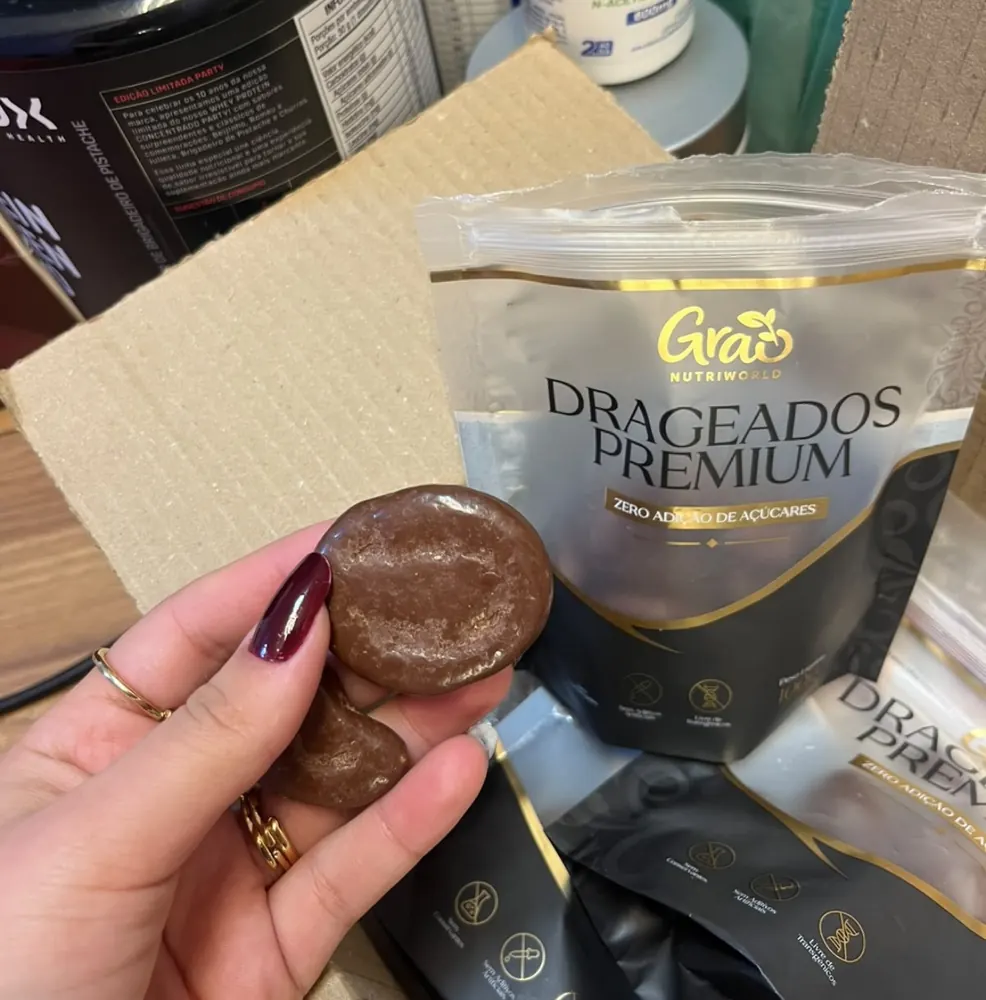 Foto de cliente com o produto